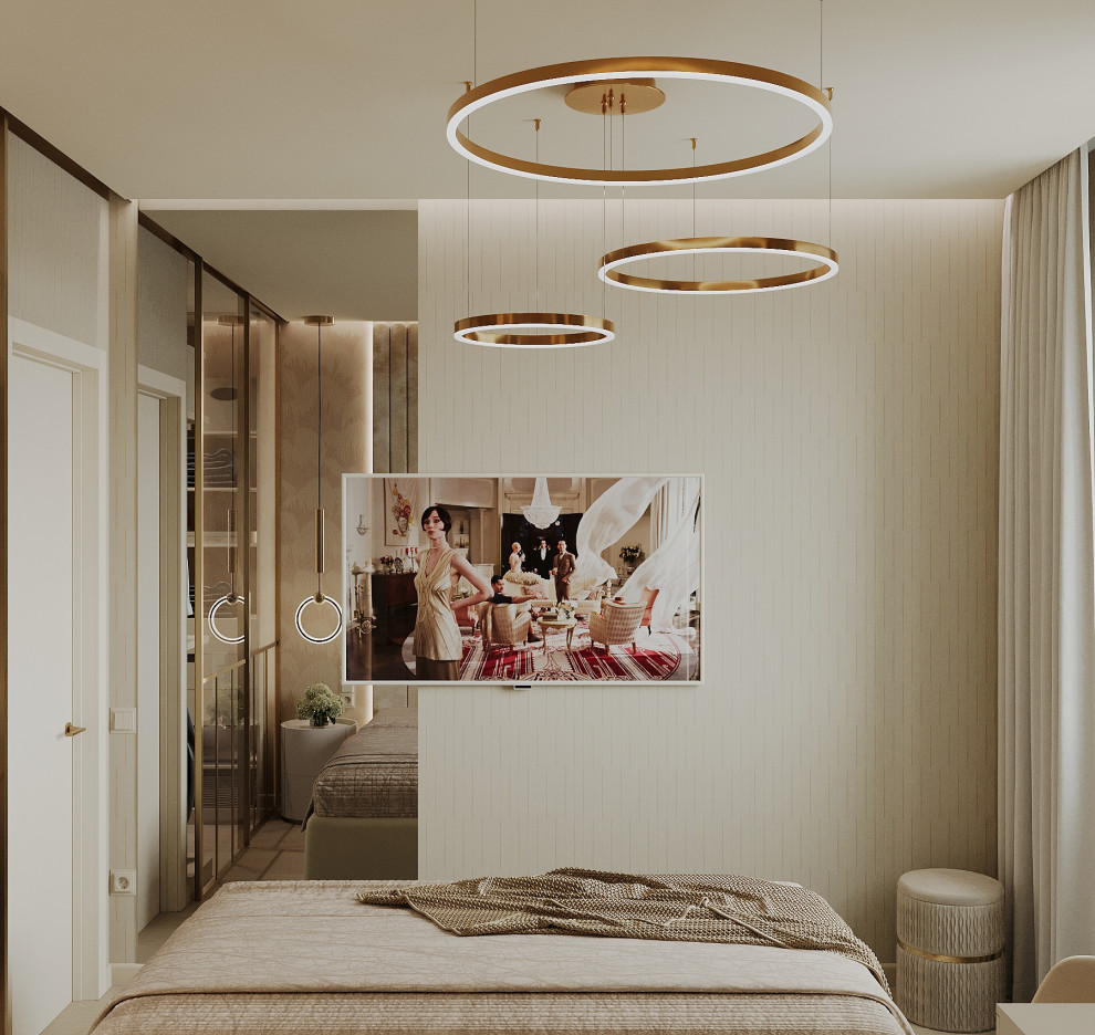 Интерьер 4-ёх комнатной квартиры_ "VANILLA LATTE"