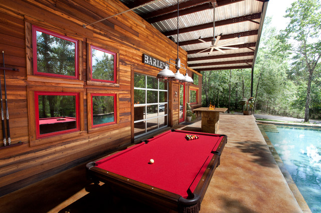 Pool Table Covered Patio
