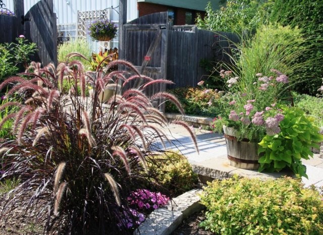 This is an example of a traditional garden in Ottawa.