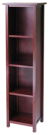Winsome Wood Milan Storage Shelf Or Bookcase 5-Tier, Tall