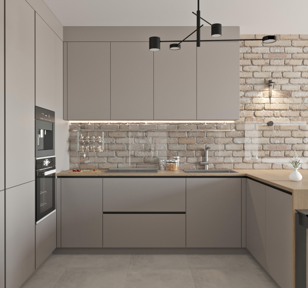 Кухня-гостиная в скандинавском стиле