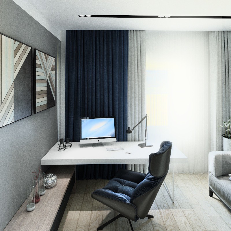 Дизайн интерьера таунхауса в поселке Бобры