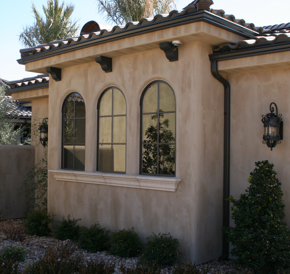 This is an example of a mediterranean exterior in Las Vegas.