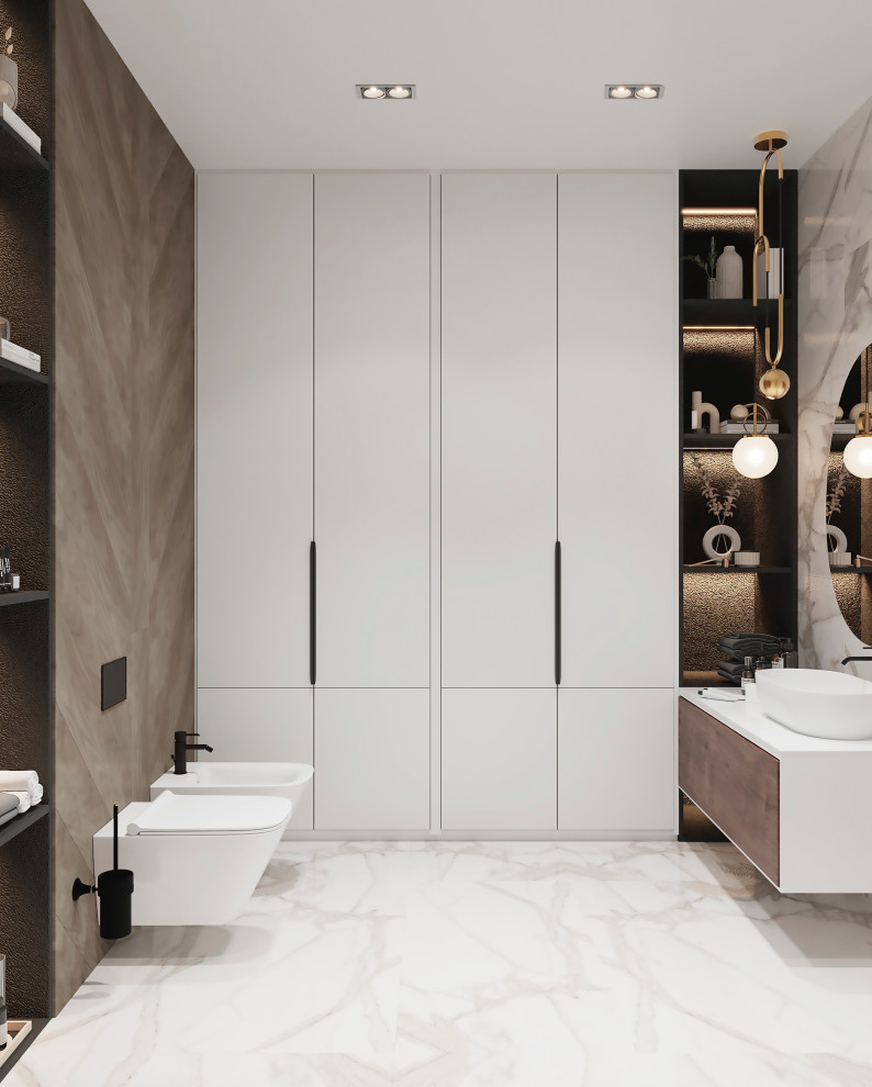 Санузел с зоной хранения