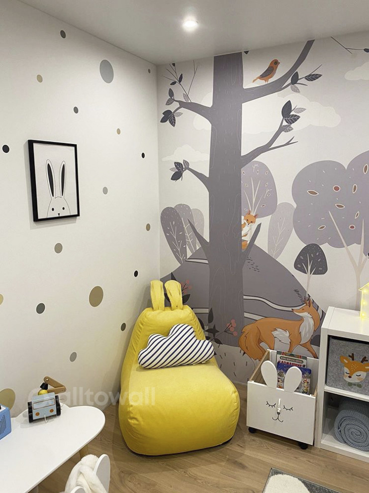 Детская в Германии с обоями Alltowall, разработанными специально для интерьера