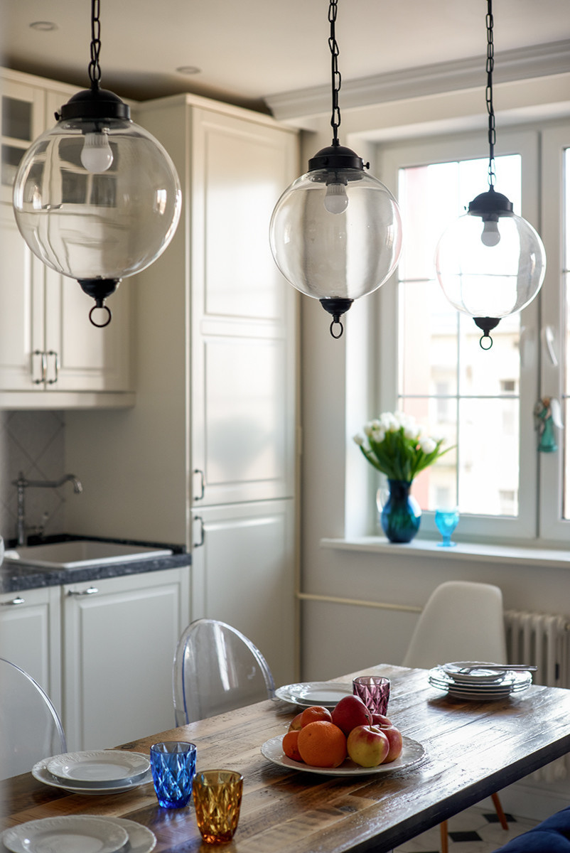 Гостиная-столовая для Кати Гордон. Дизайнер Марина Зверева