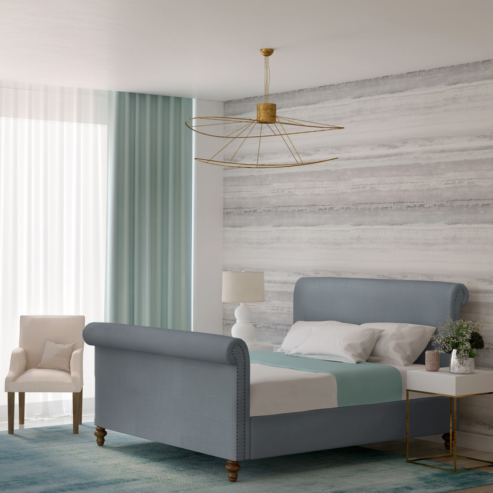 Example of a trendy bedroom design in Denver