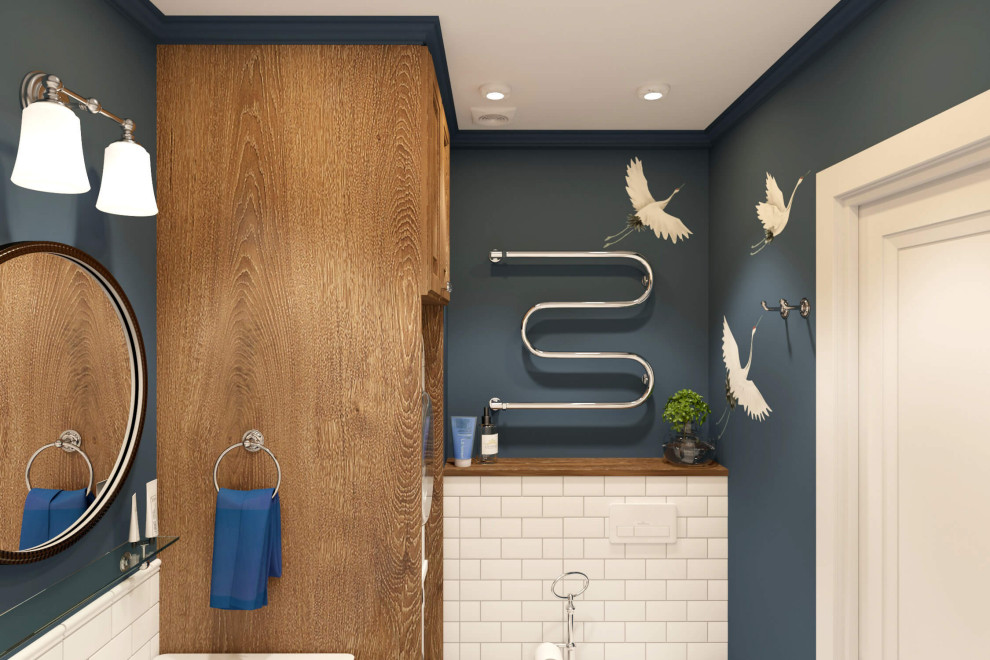 Однокомнатная квартира-студия 38м2 в неоклассике