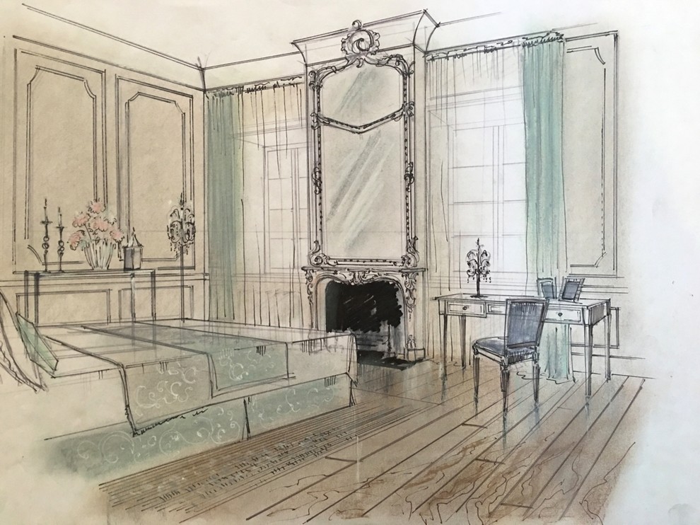 Эскизы квартиры для актрисы кино