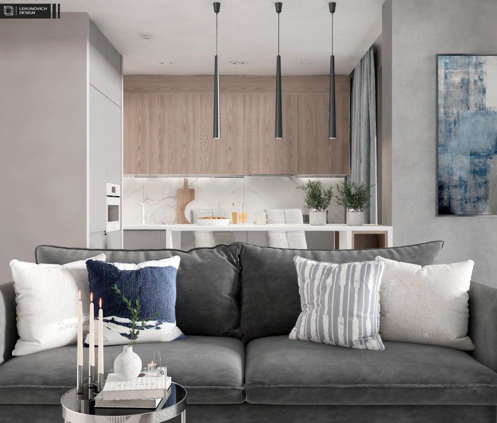 Дизайн квартиры ЖК "Минск Мир" г. Минск 43 м2