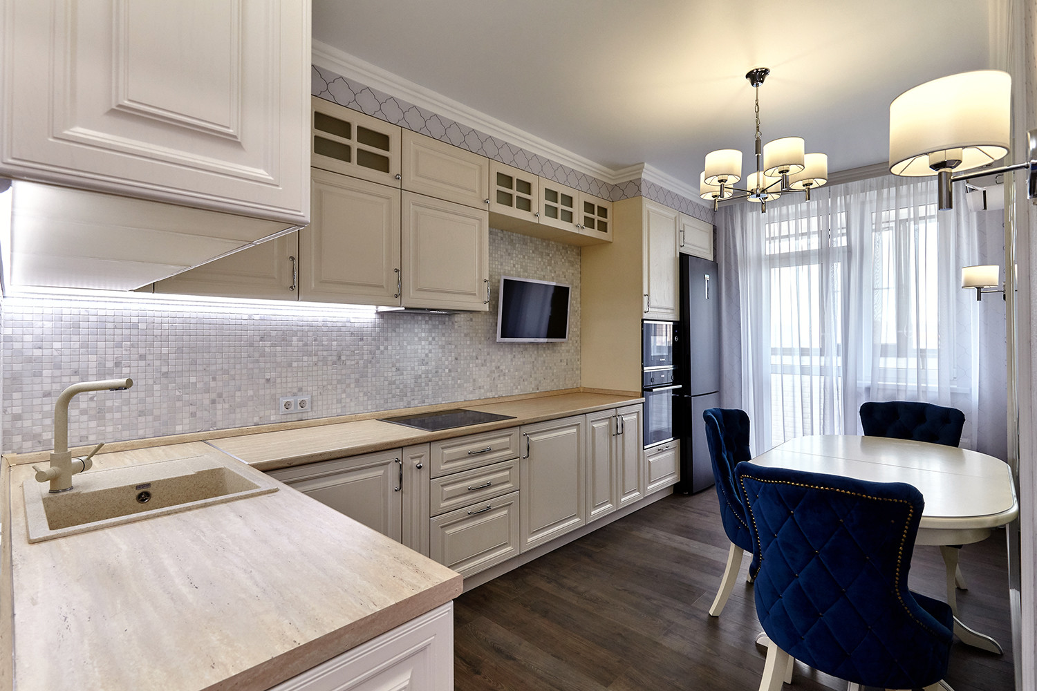 Дизайнерские потолки, ул. Гаражная