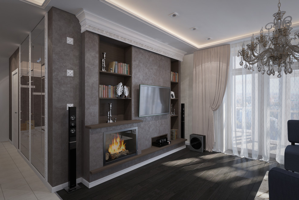 Дизайн проект 2х комнатной квартиры в ЖК Голден кейс