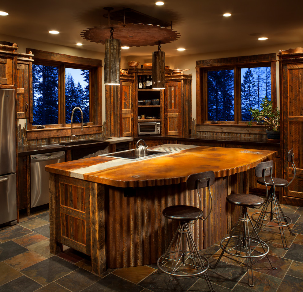Kitchen - rustic kitchen idea