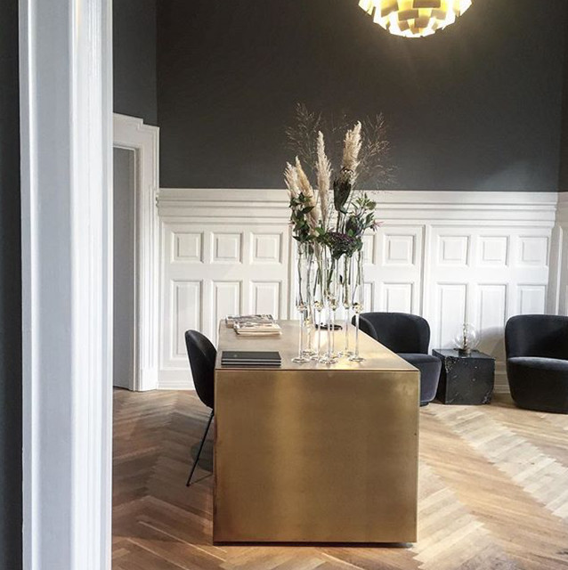 Form 45 Brass scandinavian-dining-room