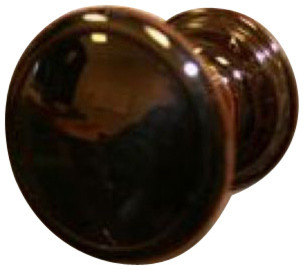 Waterstone Traditional 1 1/2" Large Knob, HTK-002", Black Nickel