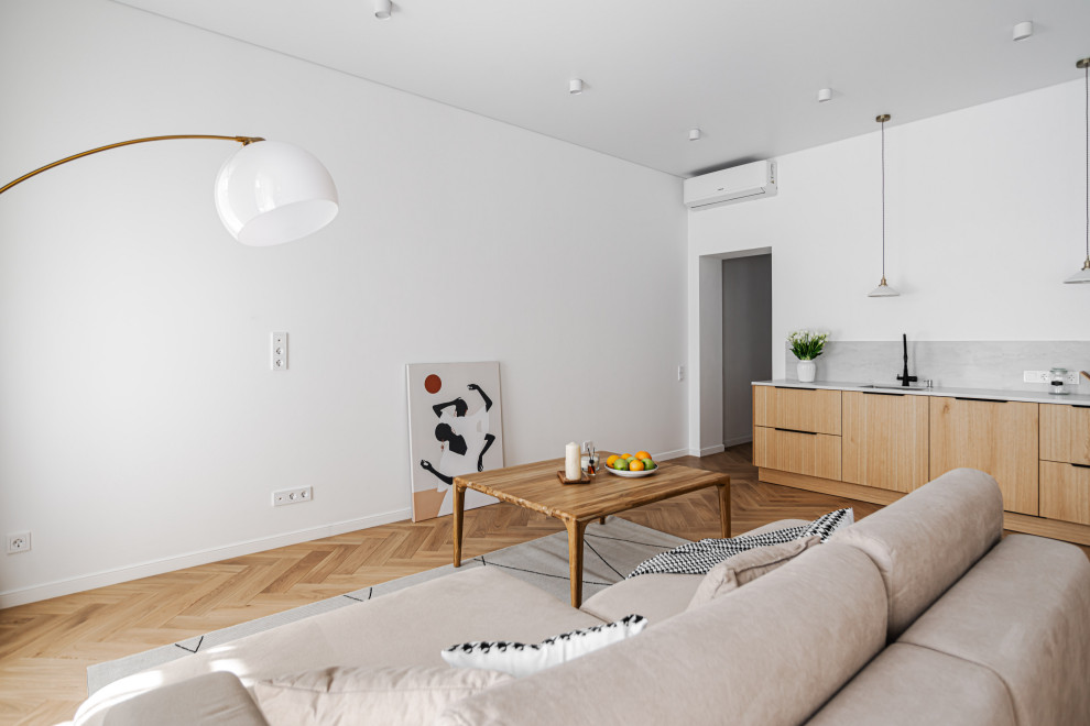 Светлая квартира в скандинавском стиле