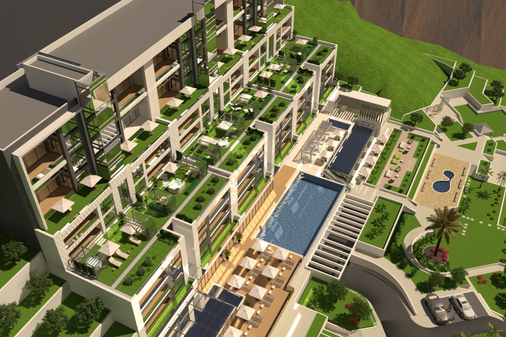 Проект апартотеля с прилегающей территорией в Черногории