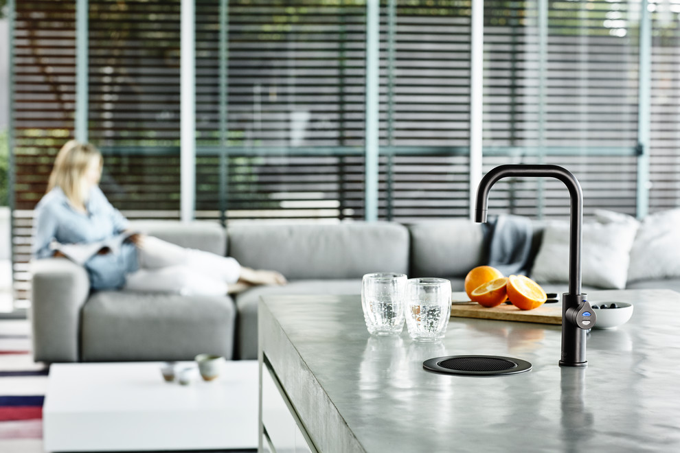 Design ideas for a modern kitchen in Sydney.
