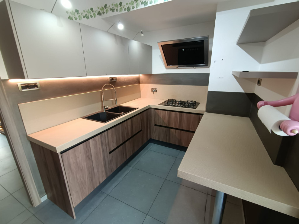 Restyling Cucina Ante Noce Caffè e Canapa Coloniale