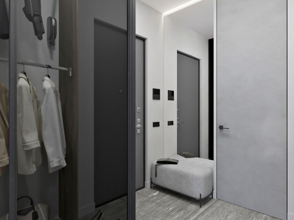 Минимализм для молодой семьи в ЖК Wellton Towers, г. Москва