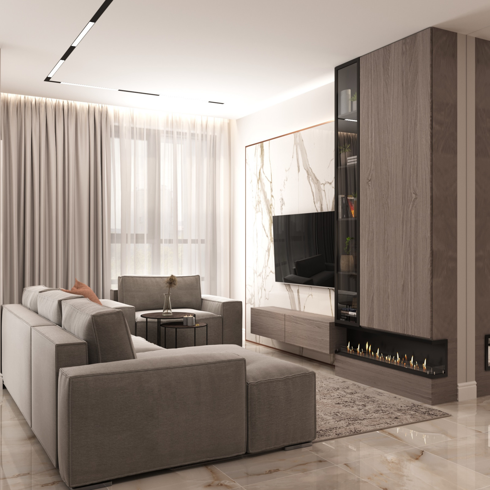 Дизайн интерьера квартиры в ЖК "Бристоль. г. Ростов-на-Дону