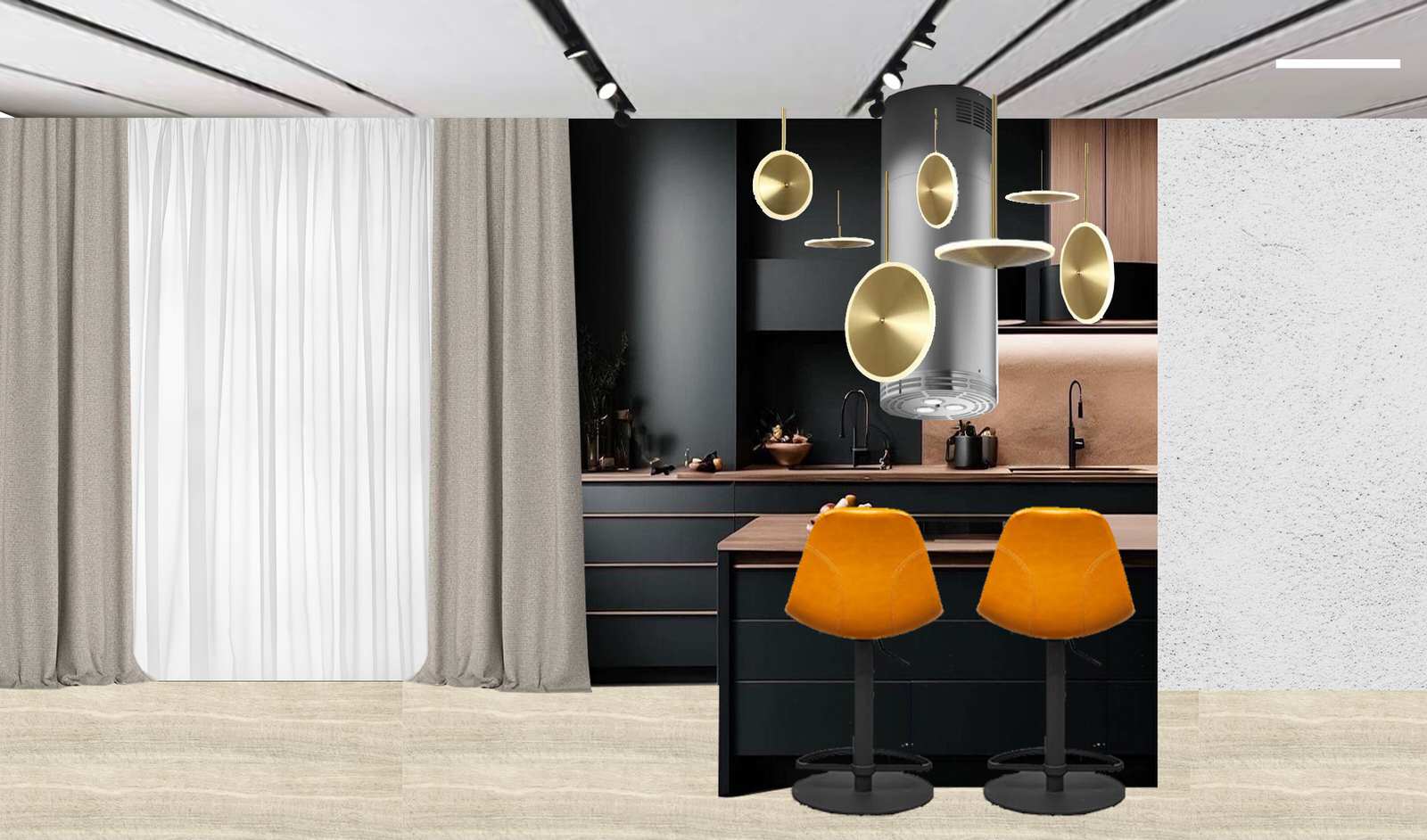 кухня в стиле минимализм