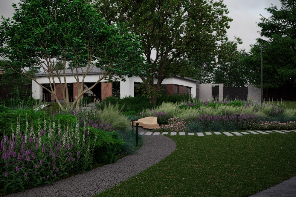 Сад на высоком берегу