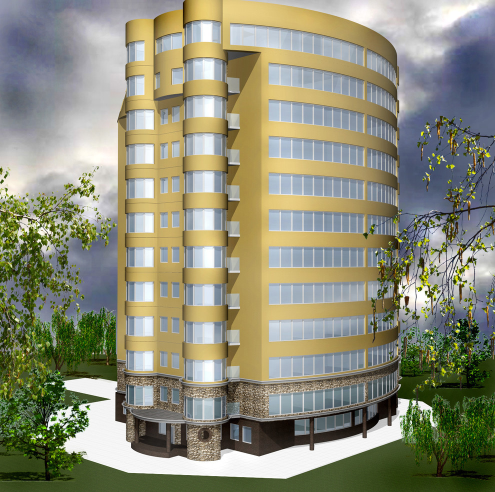 Индивидуальный жилой дом в городе Раменское московской области. Эскизный проект.