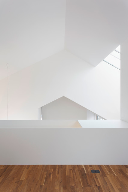Haus K offenes Obergeschoss contemporary-hall