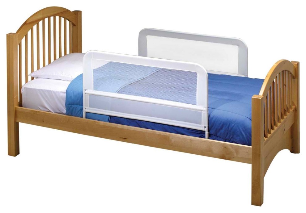 Kidco Children's Mesh Bed Rail, Telescopic Contemporary Bed Rails by Babyhaven
