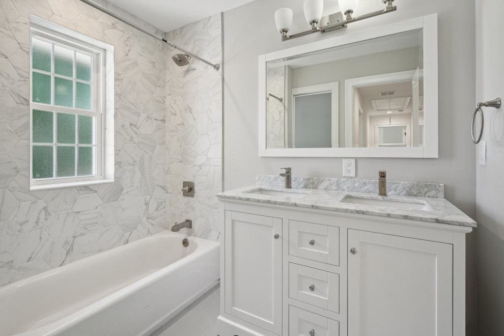 Hall Bathroom | Second Level Addition New Milford NJ