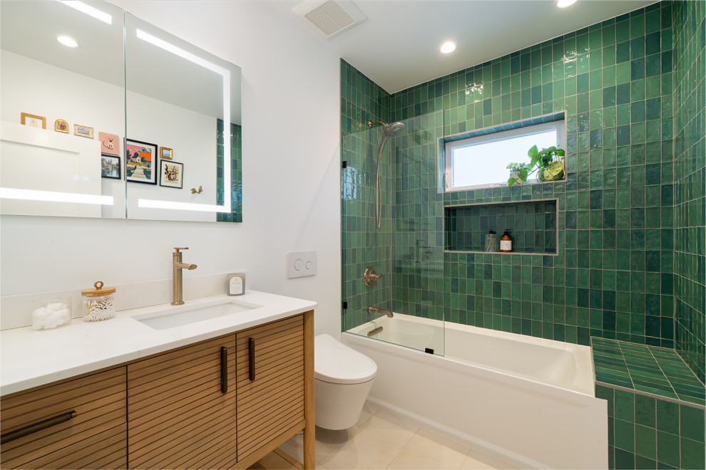 Modern Remodel with Custom White Oak Millwork