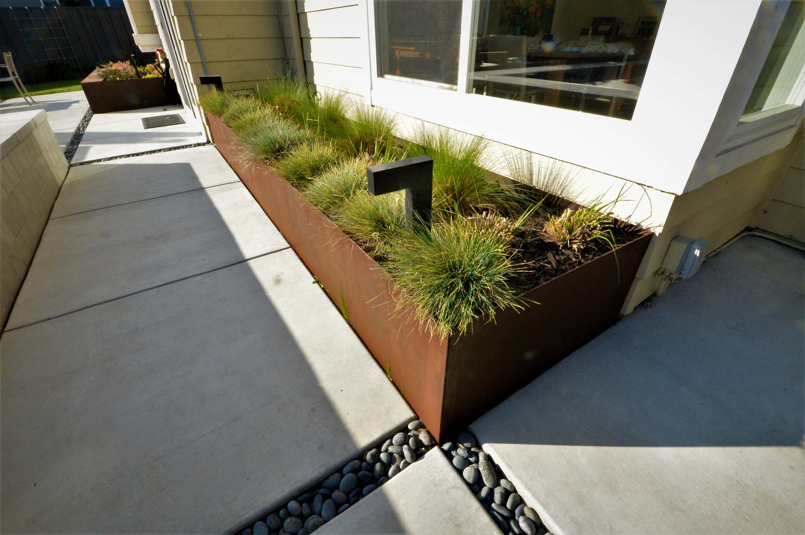 Corten Steel Planter - Foster City CA