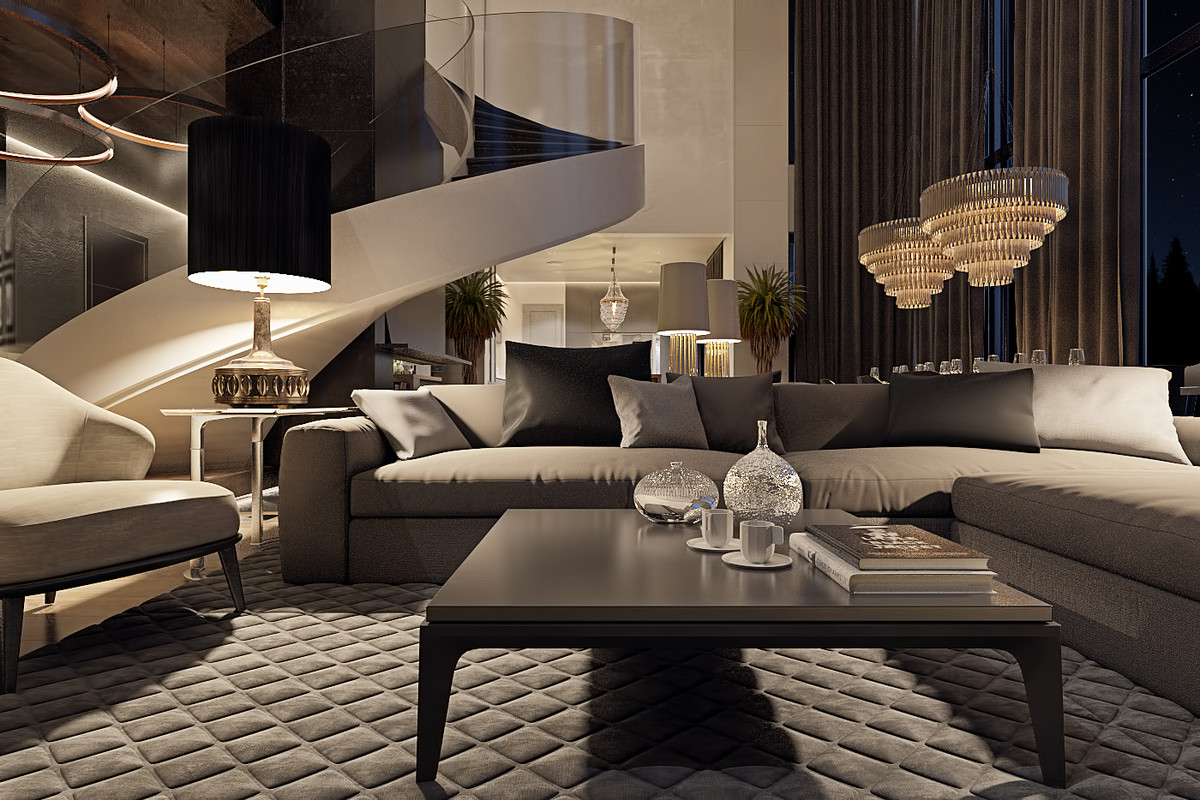 Интерьер загородного  дома