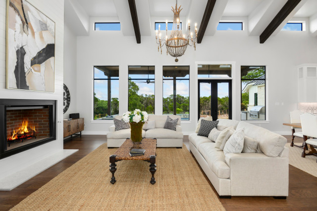 The Modern Farmhouse casa-de-campo-salon