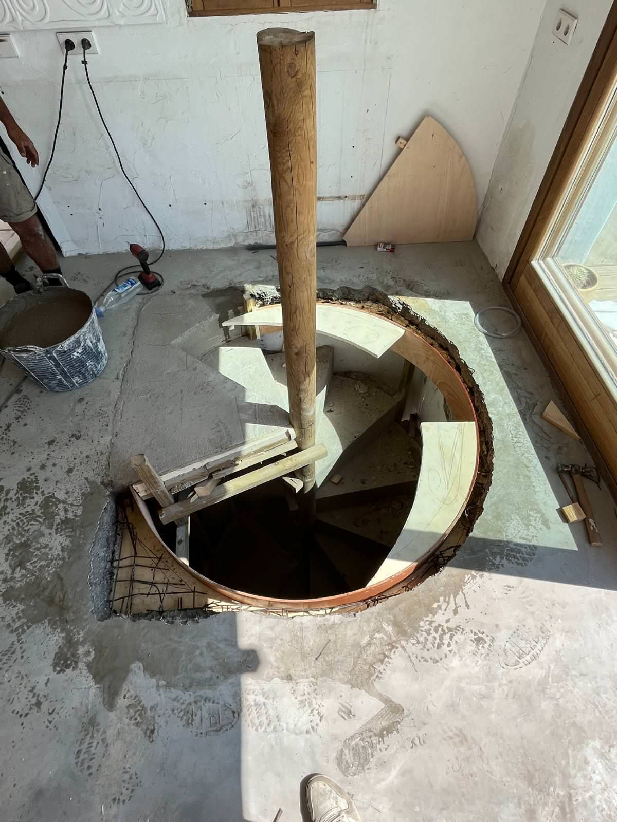 escalera en Can Ramon