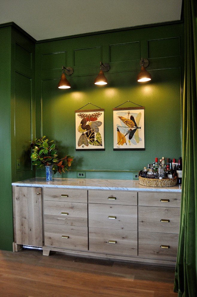 Dining room - transitional dining room idea