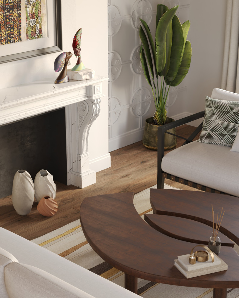 Загородный дом в Английском колониальном стиле в элементами Ар-деко