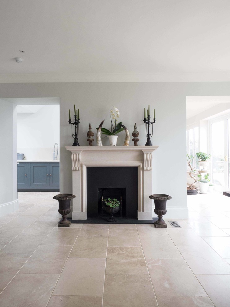 Design ideas for a contemporary living room in Gloucestershire.