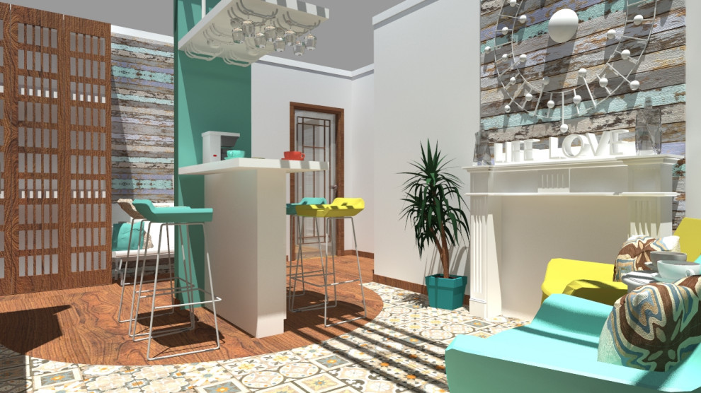 Интерьер двухкомнатной квартиры в Калининграде