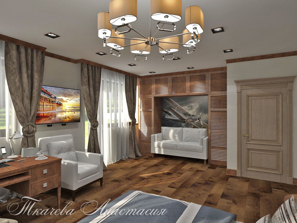 Спальни в доме на Красной поляне