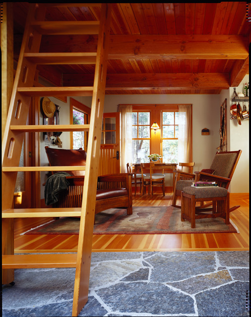 Orcas Island Cabin Rustic Living Room Seattle By