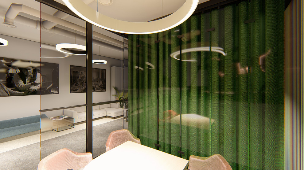 Концепция интерьеров офиса телекомпании НТВ