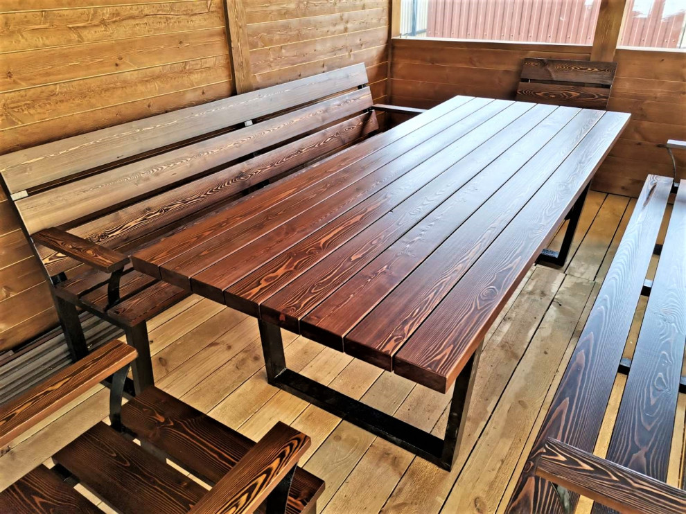 Садовая мебель из массива