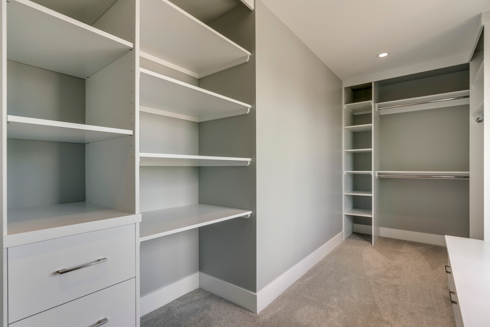 Transitional home design photo in Calgary