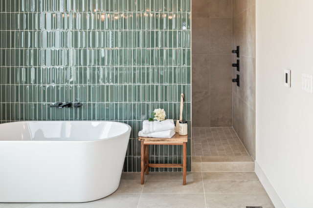 Spanish Castel Stage contemporary-bathroom