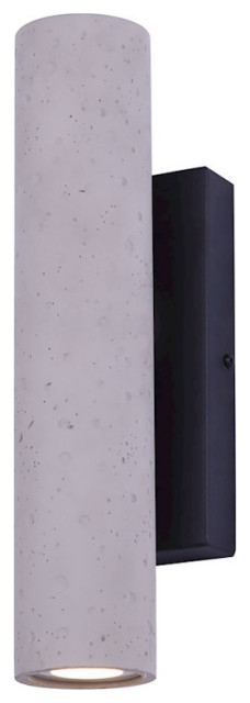 Canarm Rivo LED Outdoor Wall Light, Matte Black - Industrial - Outdoor ...