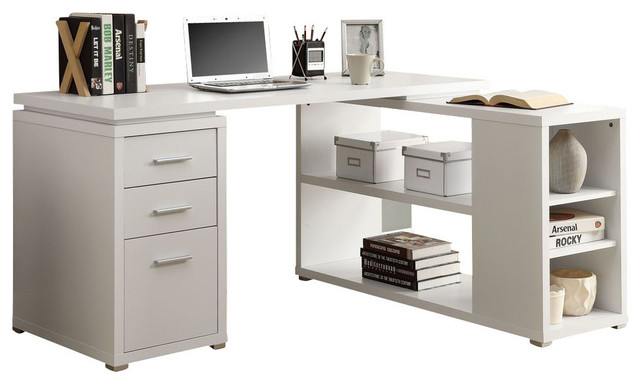 Monarch Specialties 60 x 48 Hollow-Core Left or Right Facing Corner Desk