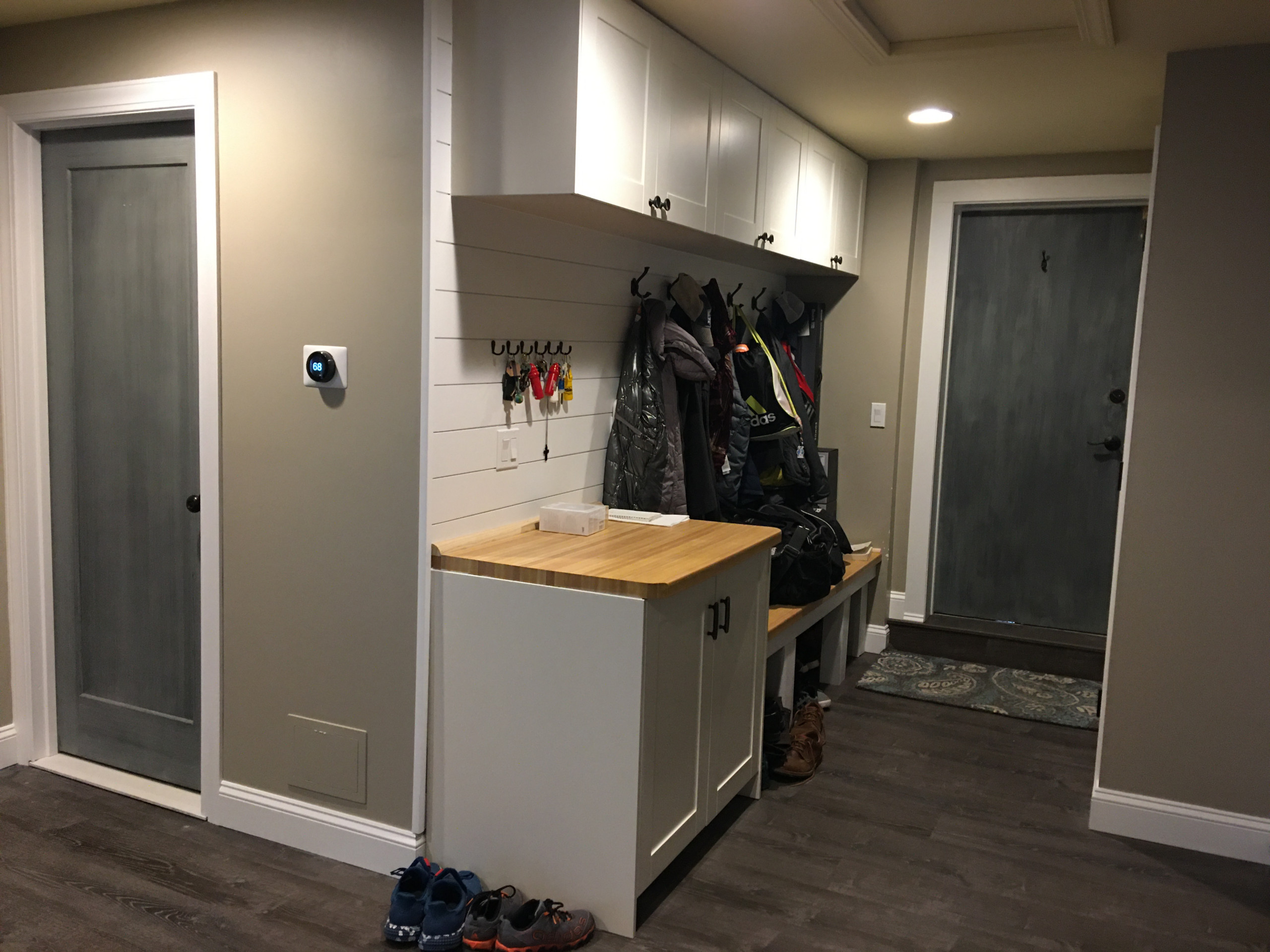 Custom bathroom and back room office/workout/pet room