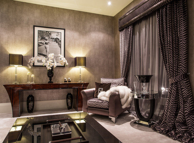 Sunningdale contemporary-vardagsrum